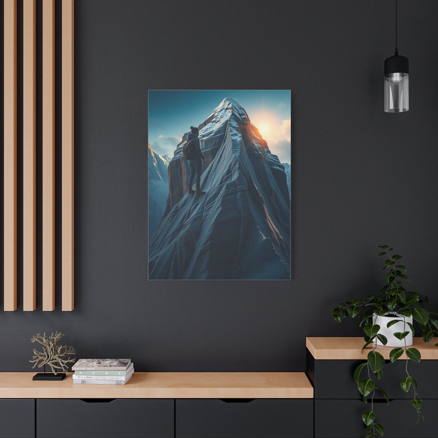 Majestic Peak Panorama Wall Art & Canvas Print