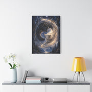 Celestial Wolf Pair Energy Vortex Wall Art & Canvas Print