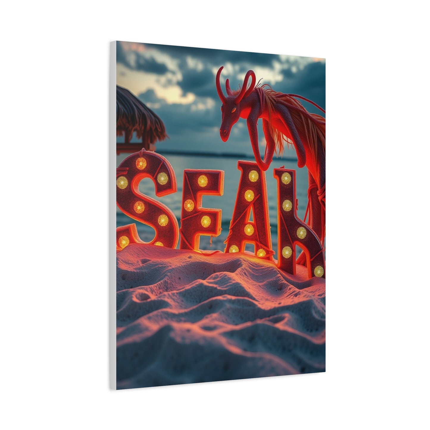 Harmonious Beachscape Vision Wall Art & Canvas Print