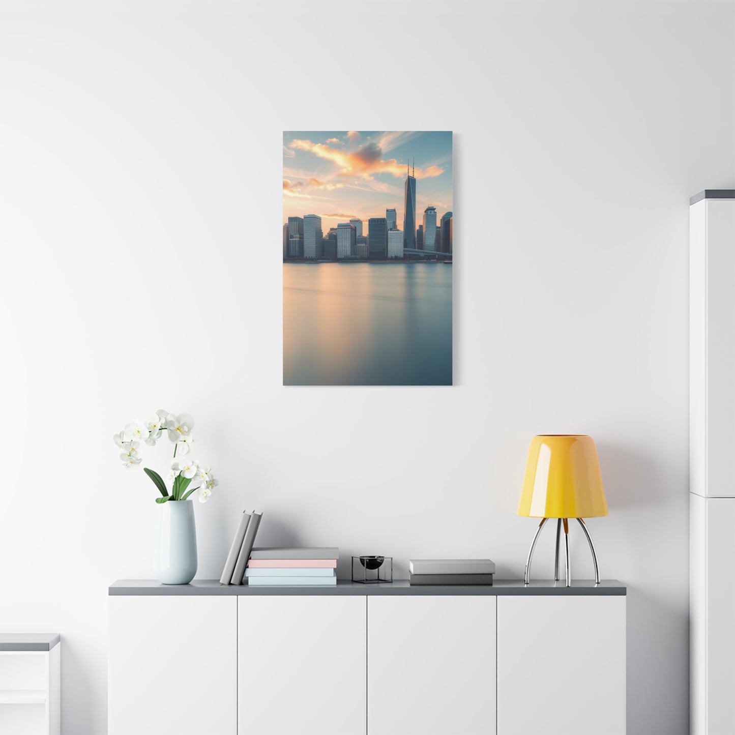 Chicago Skylines Art Canvas Art 9 Wall Art & Canvas Print
