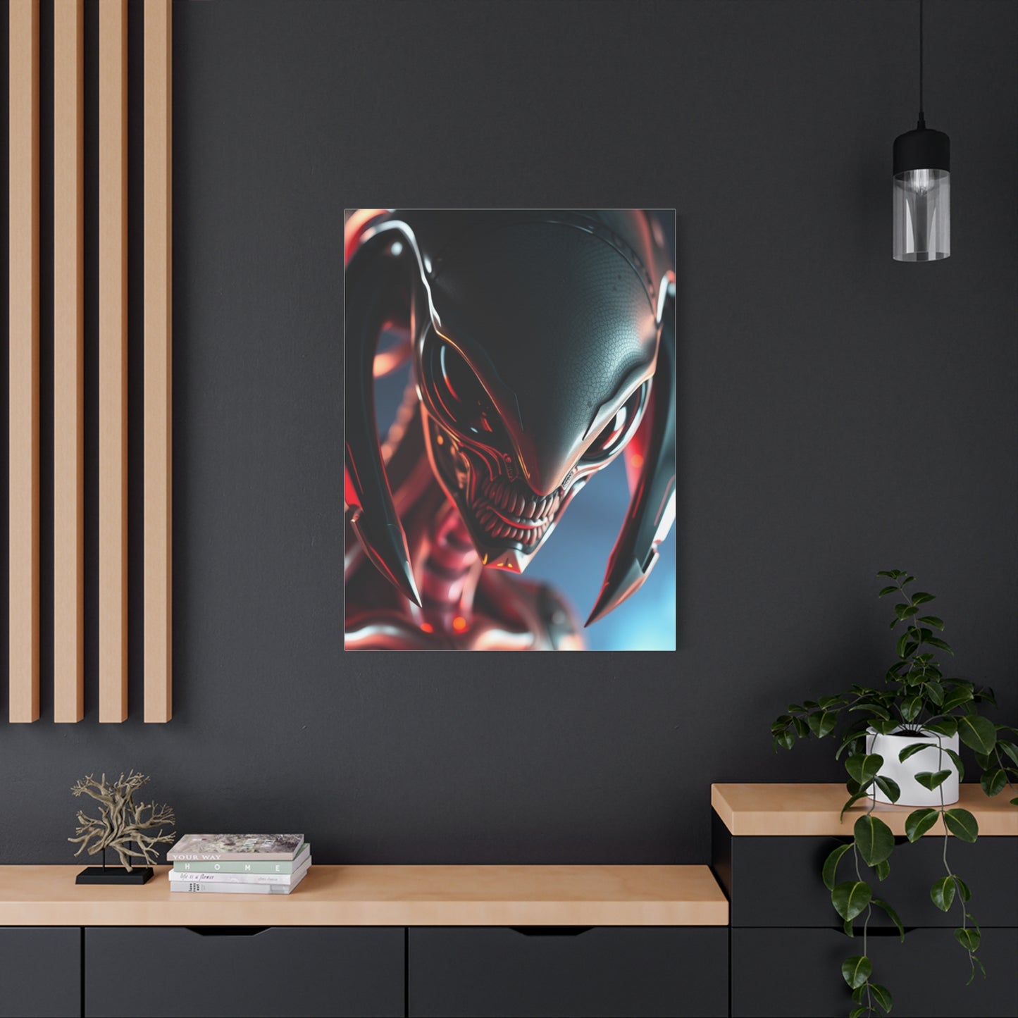 Masterpiece Alien Art Vision Wall Art & Canvas Print