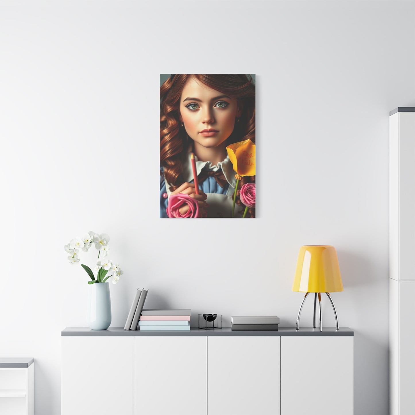 Alice In Wonderland Characters Art Premium Supreme Gallery Wall Art & Canvas Print