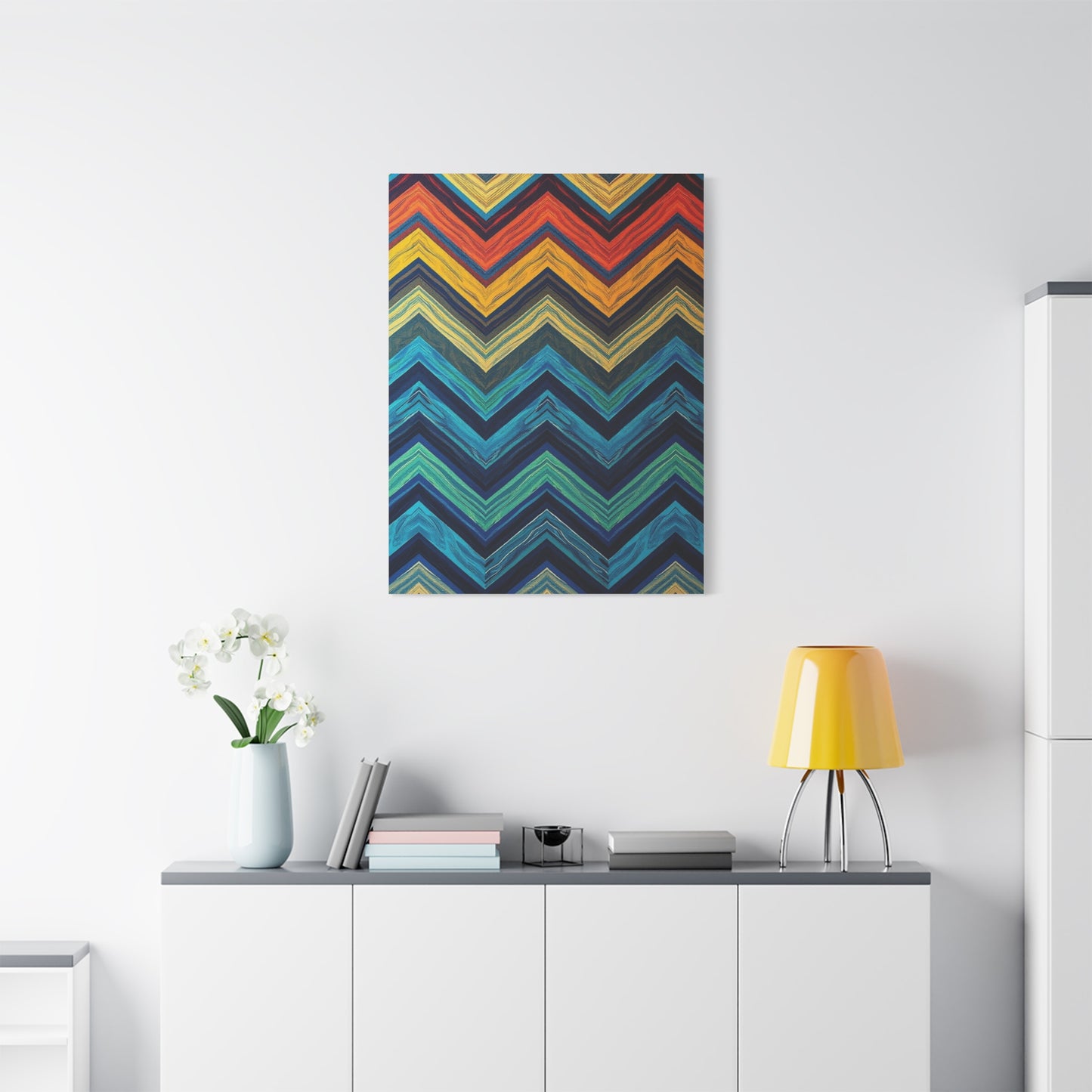 Chevron Pattern Art Refined Canvas Wall Art & Canvas Print