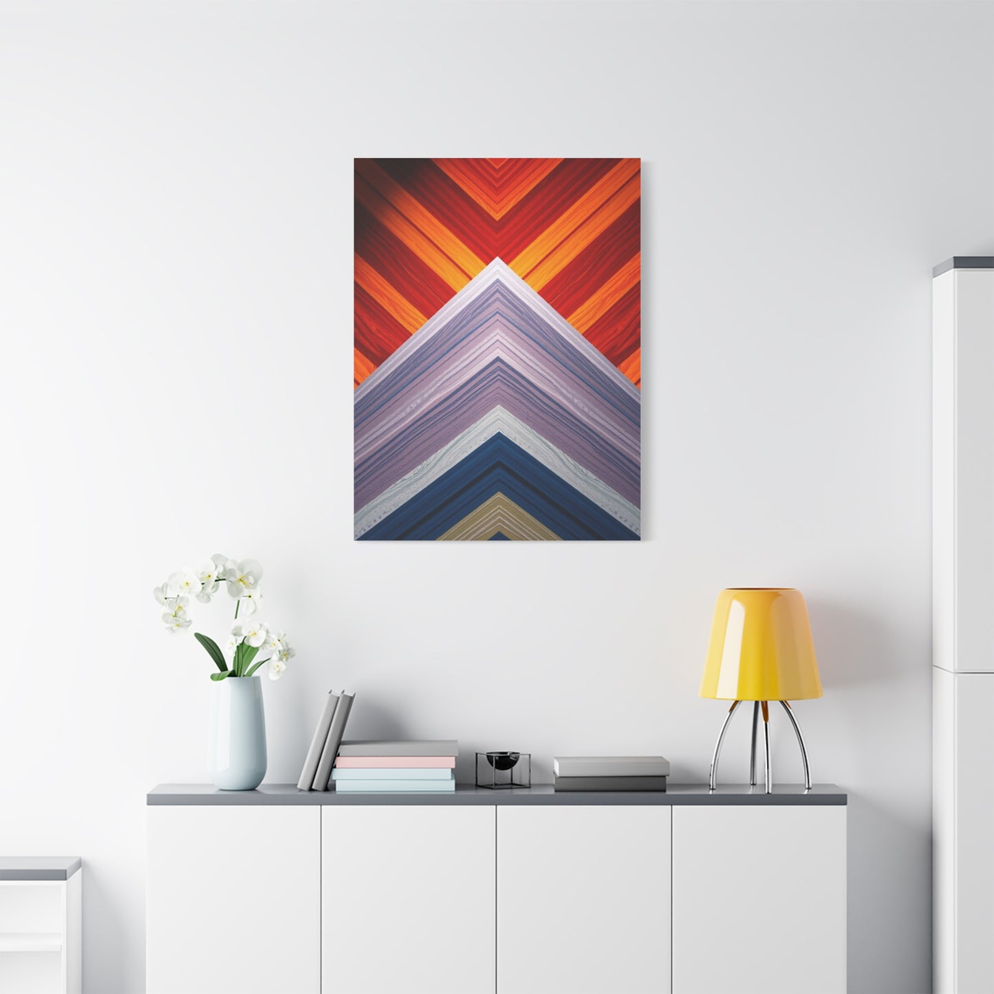 Chevron Pattern Art Supreme Canvas Wall Art & Canvas Print