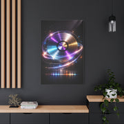 Cosmic Vinyl Orbit Wall Art & Canvas Print
