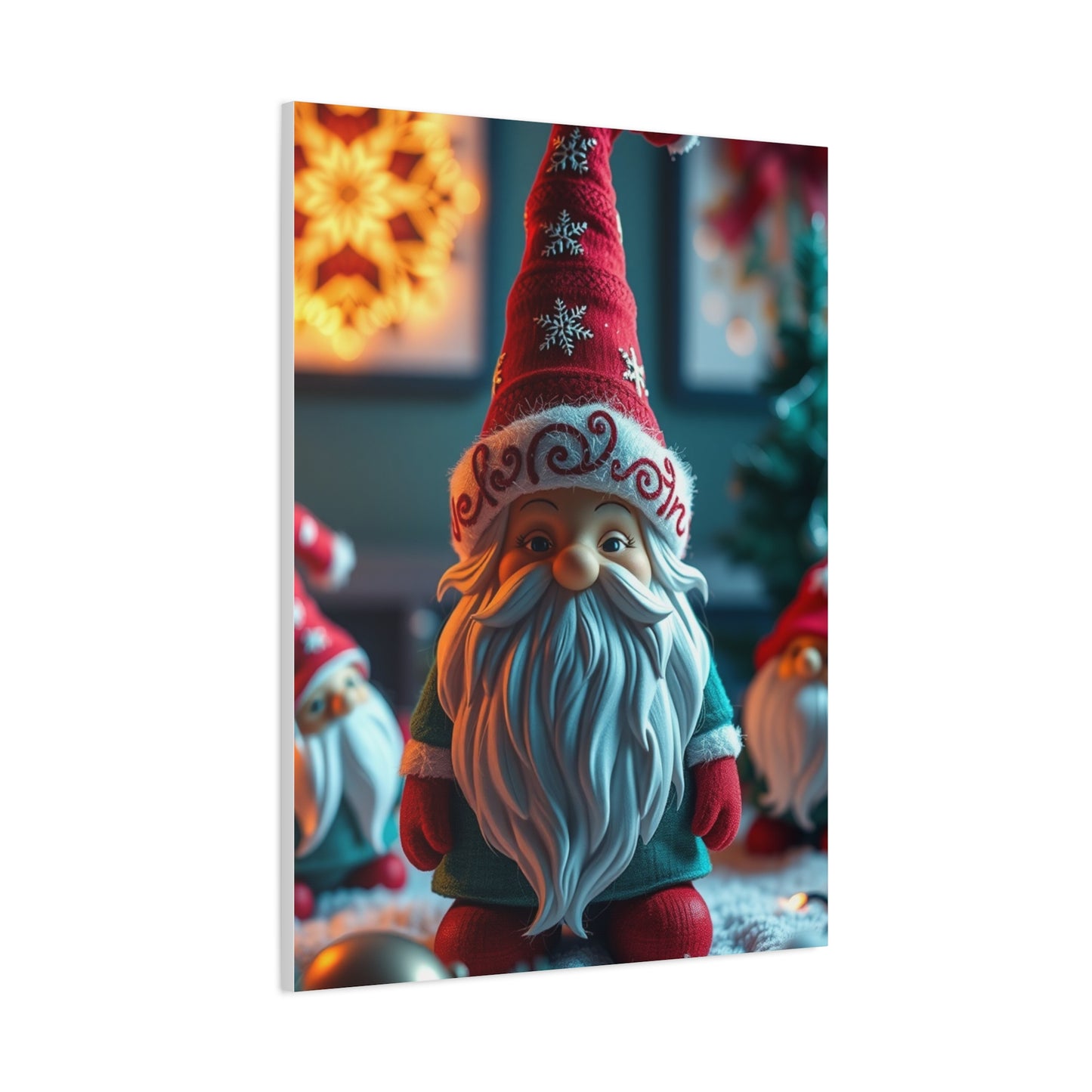 Supreme Christmas Gnome Art Beautiful Collection Wall Art & Canvas Print