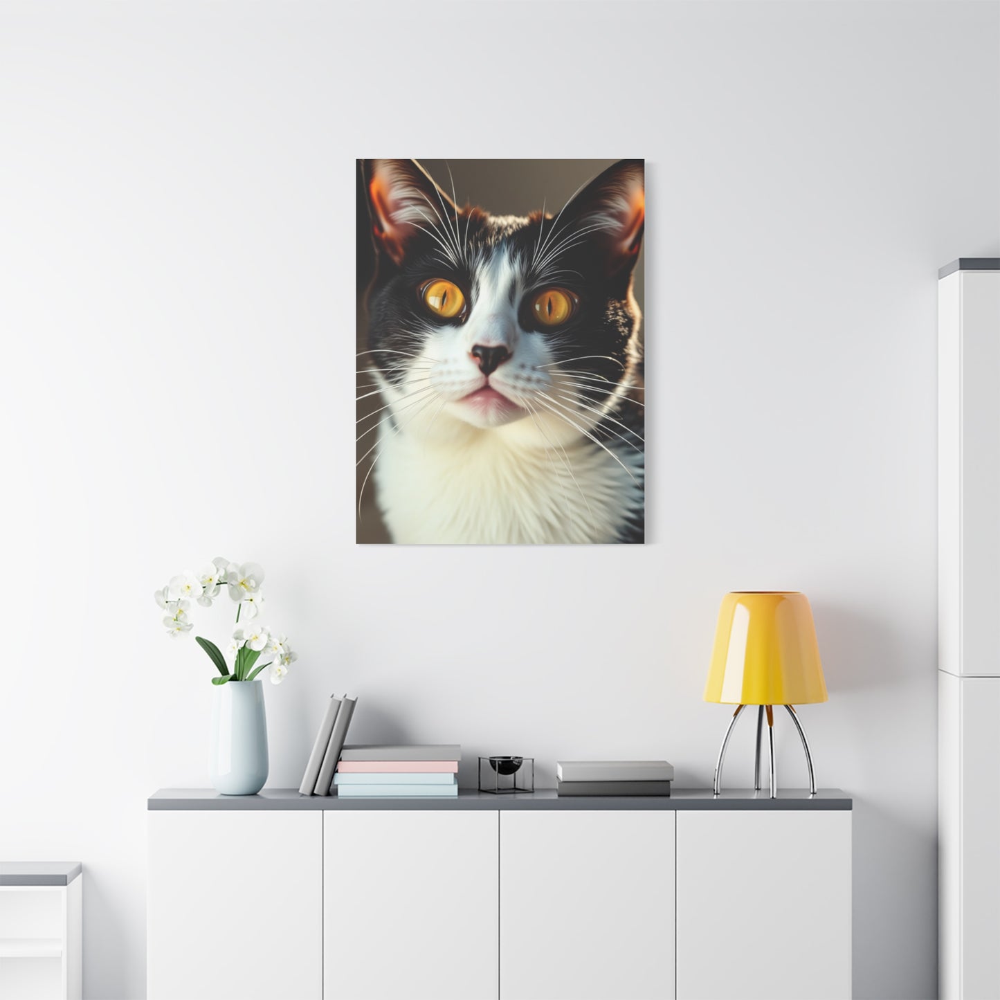 Masterpiece Tuxedo Cat Art Vision Wall Art & Canvas Print