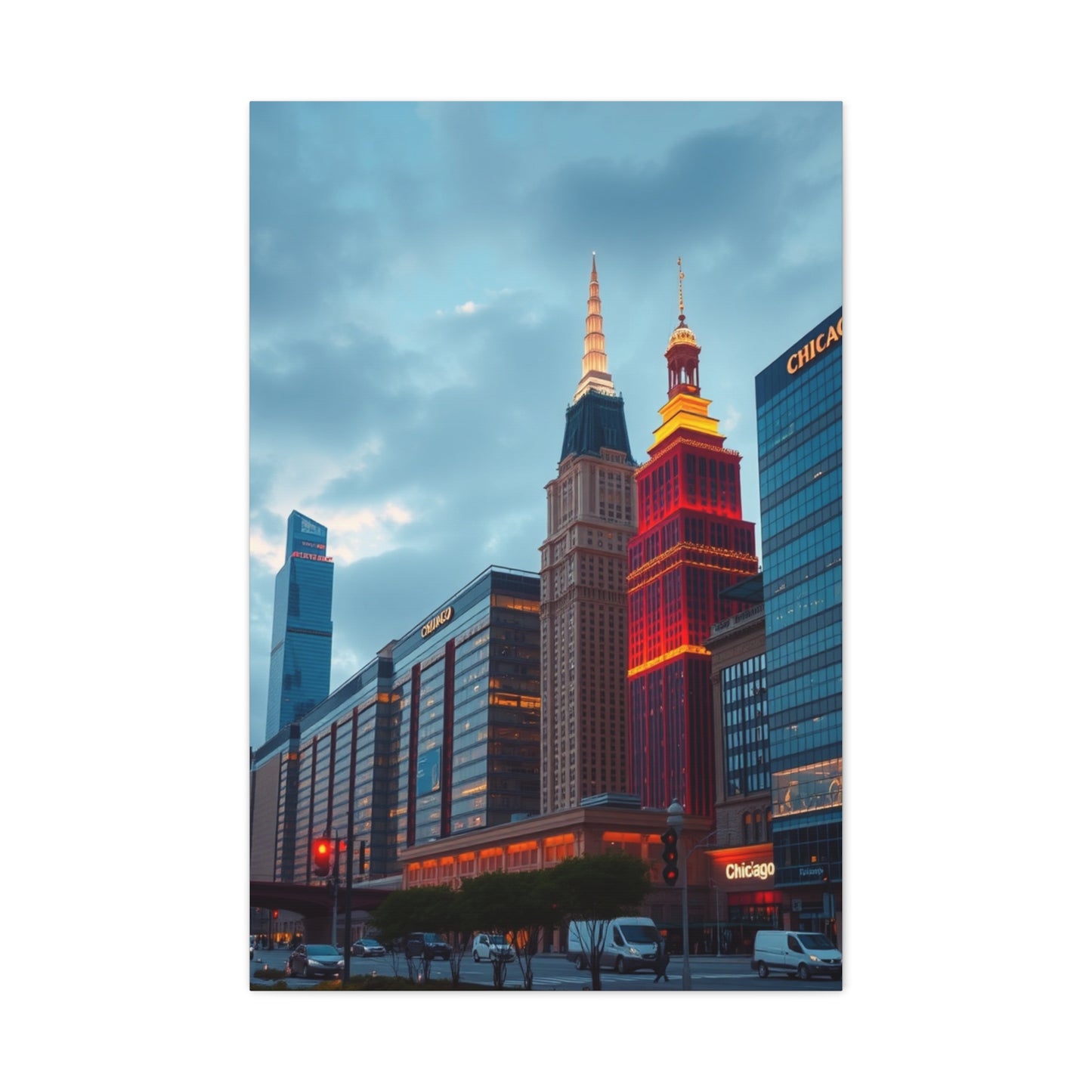 Chicago Art Supreme Canvas Wall Art & Canvas Print