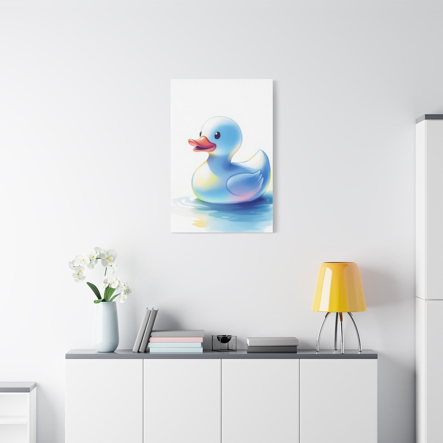 Playful Rubber Duck Bath Wall Art & Canvas Prints