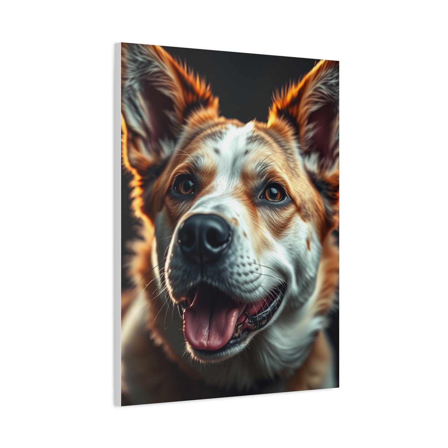 Aristocratic Dog Tableau Wall Art & Canvas Print