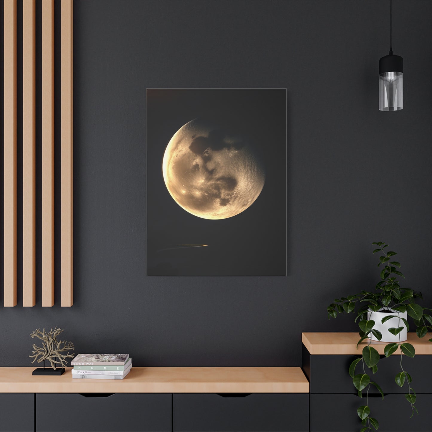 Vision Crescent Moon Art Art Wall Art & Canvas Print