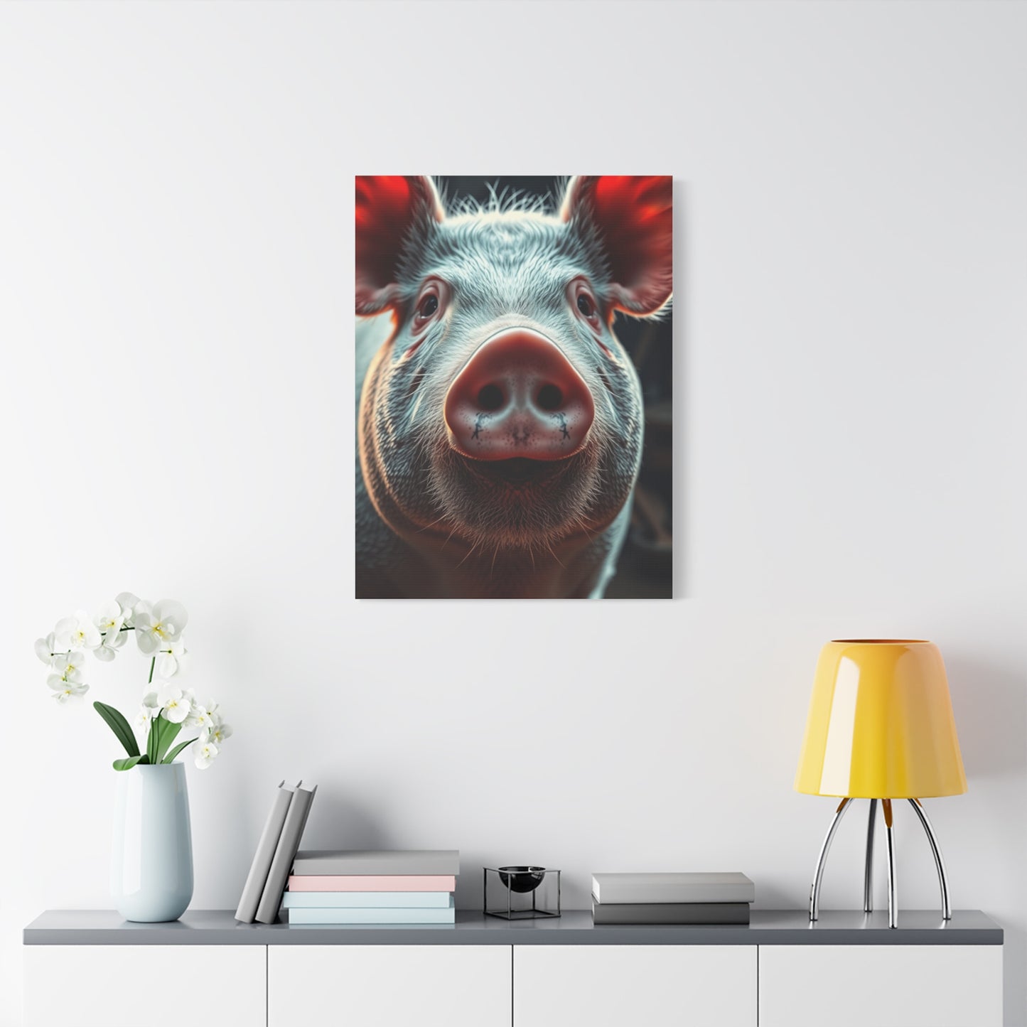 Pig Art Canvas Art 6 Wall Art & Canvas Print