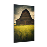 Weathered Barn in Tall Green Fields Wall Art & Canvas Prints