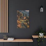 Tuscan Green Olive Grove Landscape Wall Art & Canvas Print