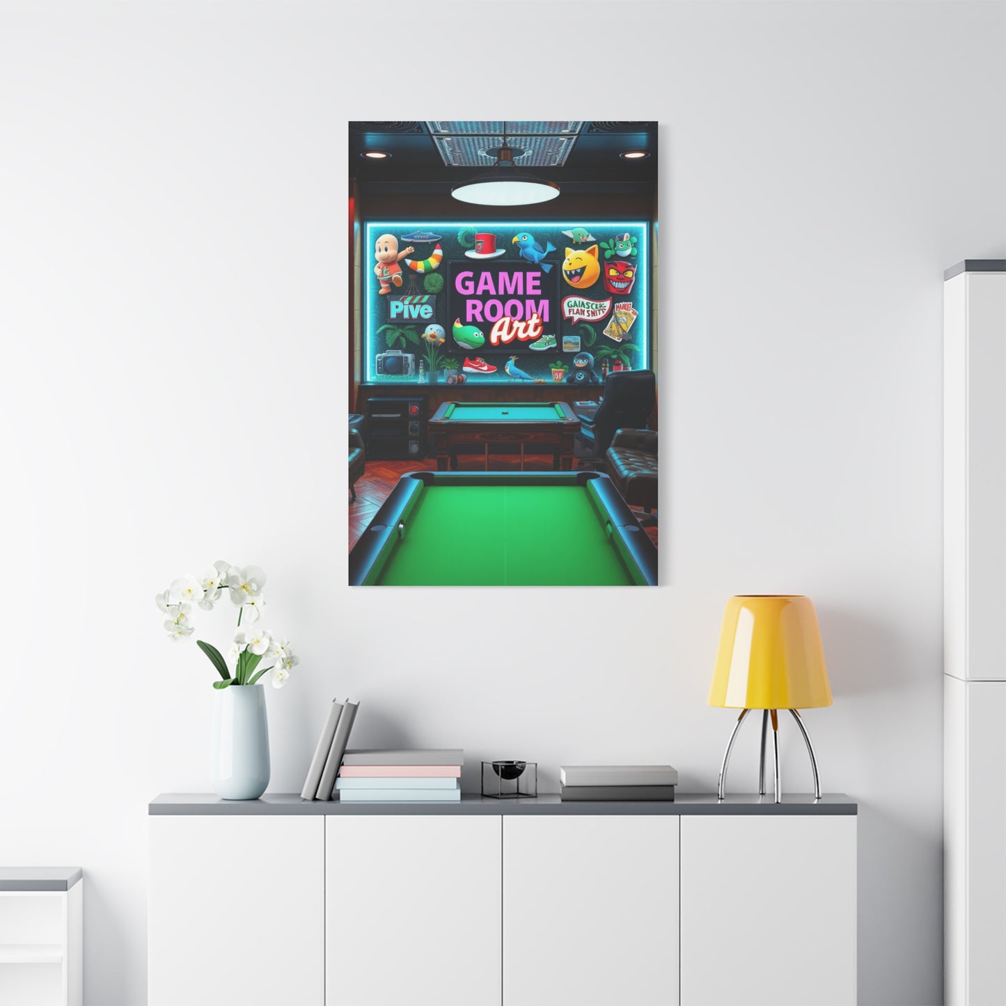 Supreme Game Room Art Beautiful Collection Wall Art & Canvas Print