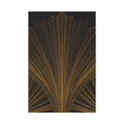 Regal Fan Lines Art Deco Wall Art & Canvas Prints