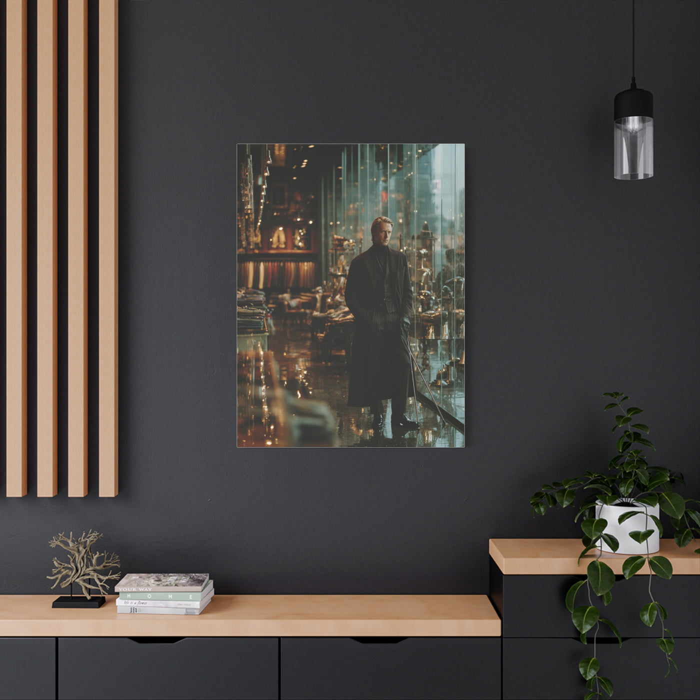 Modern Luxury Golfer Editorial Portrait Wall Art & Canvas Print