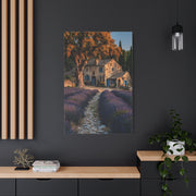Lavender Field Farmhouse Provence Wall Art & Canvas Print