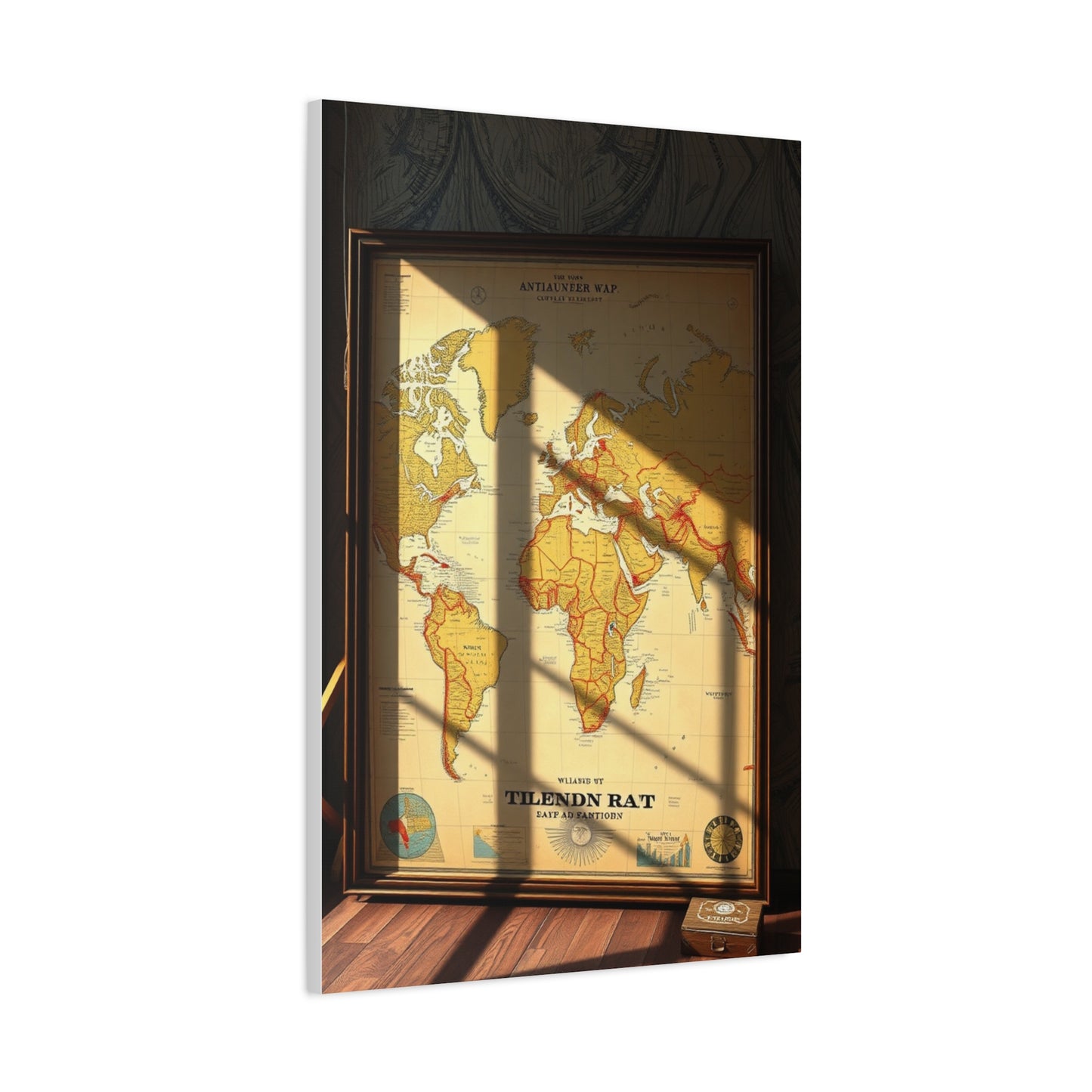 Elite Antique Maps Art Vision Wall Art & Canvas Print