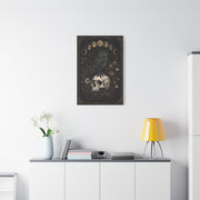 Gothic Occult Owl Skull Composition Wall Art & Canvas Print