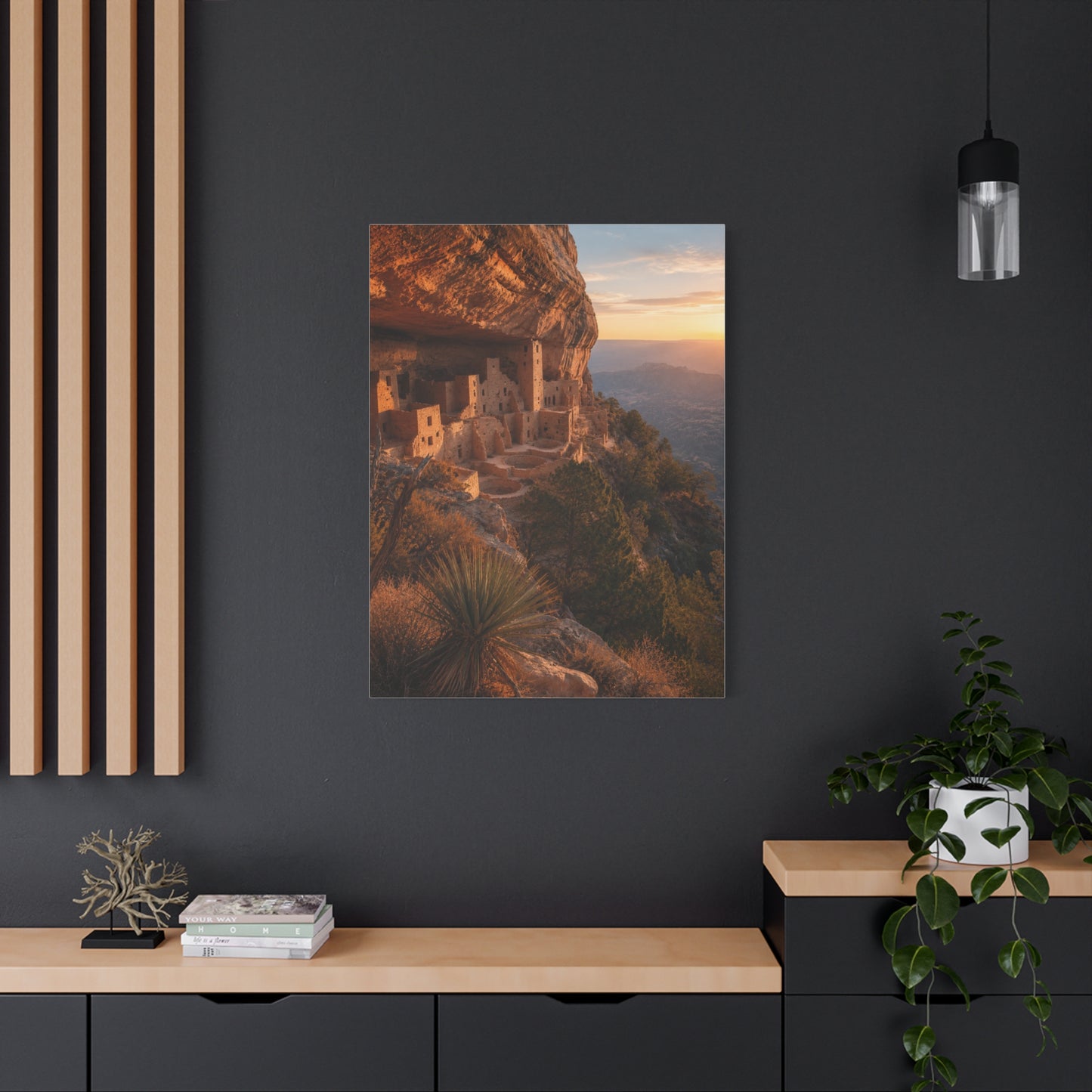 Ancient Cliff Dwelling Canyon Wall Art & Canvas Print