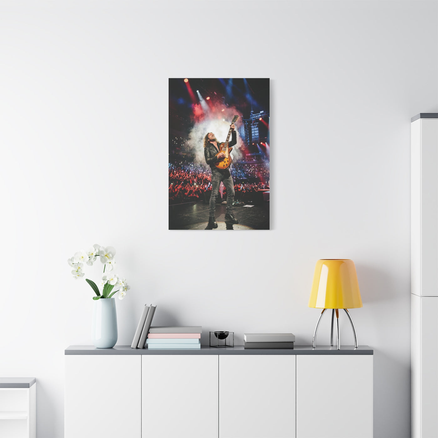 Live Concert Guitar Performance Wall Art & Canvas Print