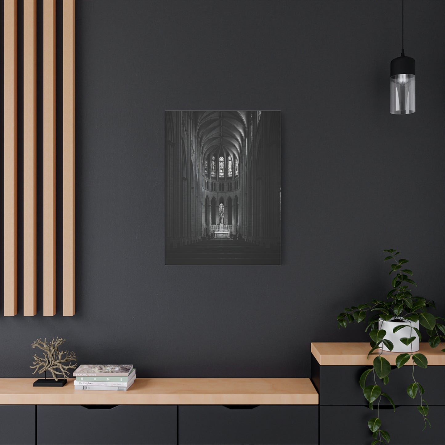 Gothic Cathedral Nave Light Wall Art & Canvas Prints