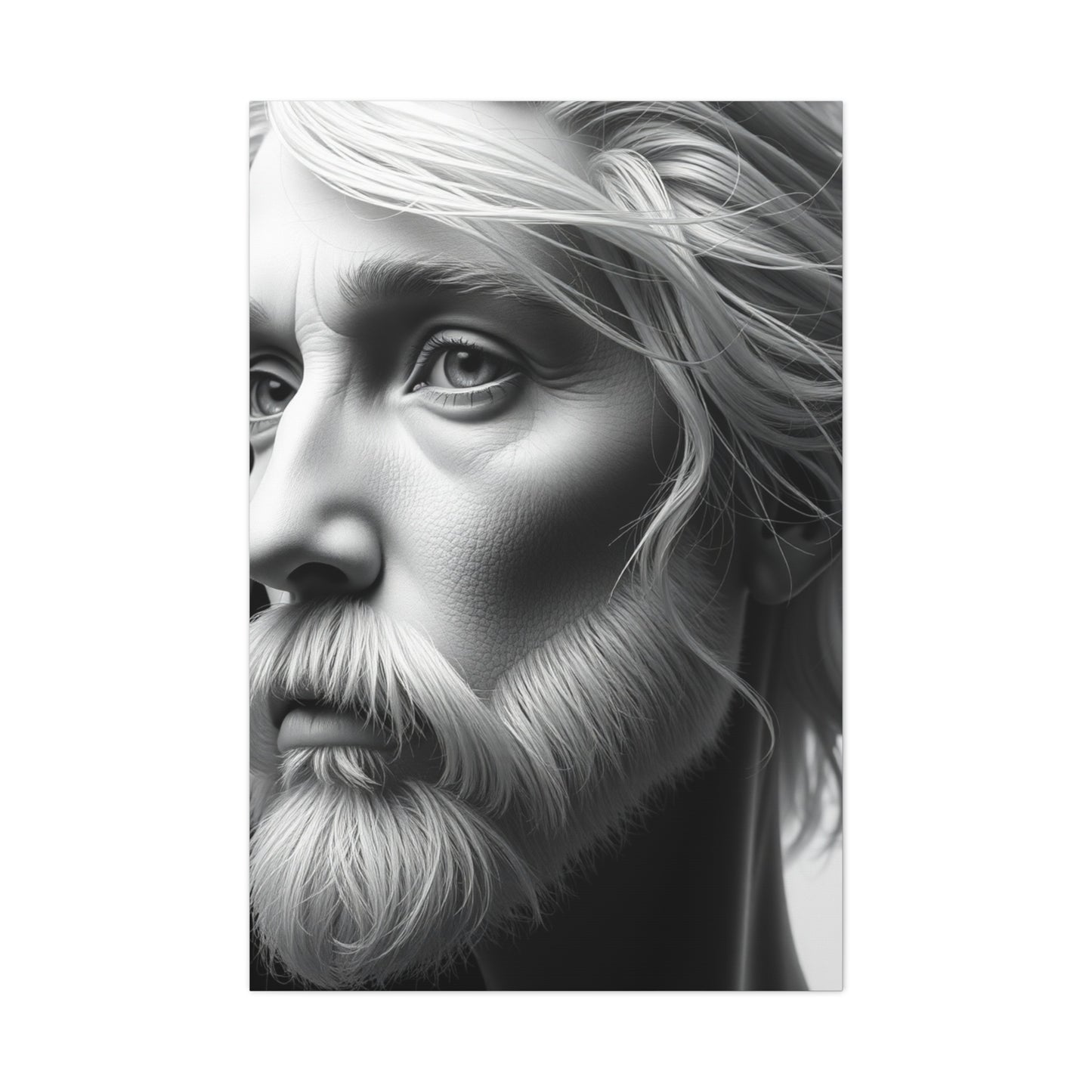 Gray & White Art Luxury Canvas Wall Art & Canvas Print