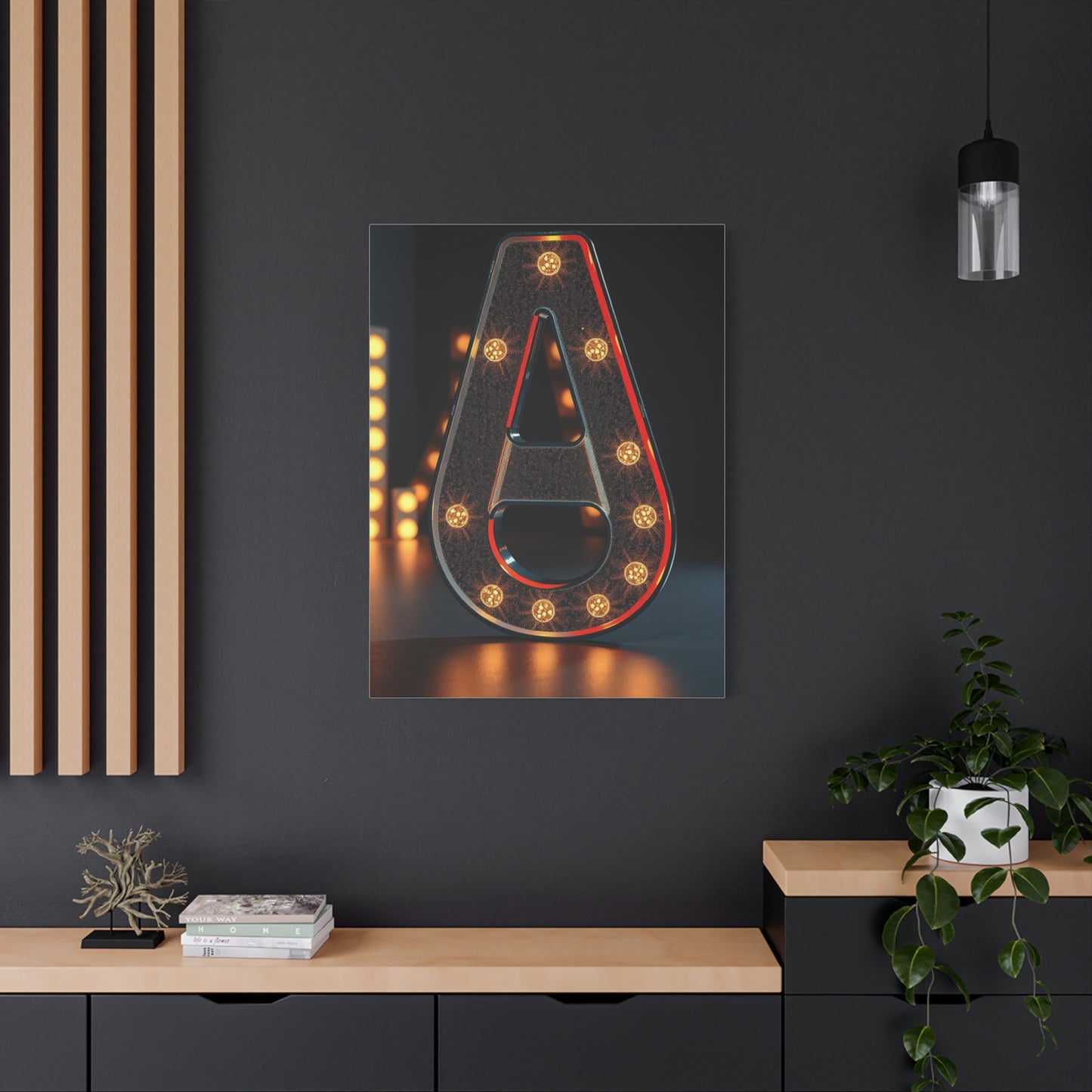 Elite A Alphabet & Letter Art Vision Wall Art & Canvas Print