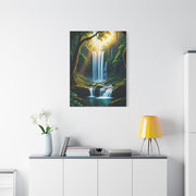 Enchanted Forest Waterfall Escape Wall Art & Canvas Prints