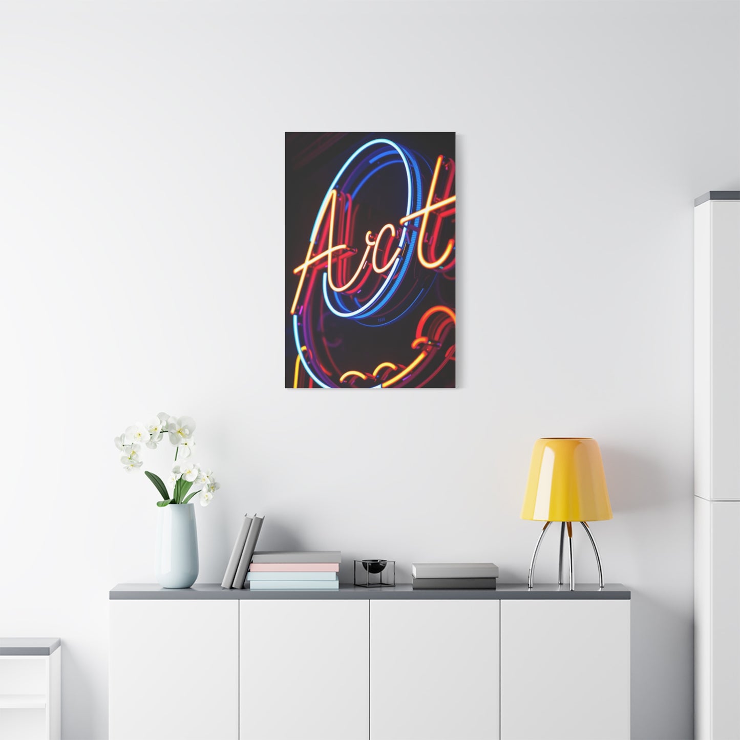 Ethereal Neon Reverie Wall Art & Canvas Print