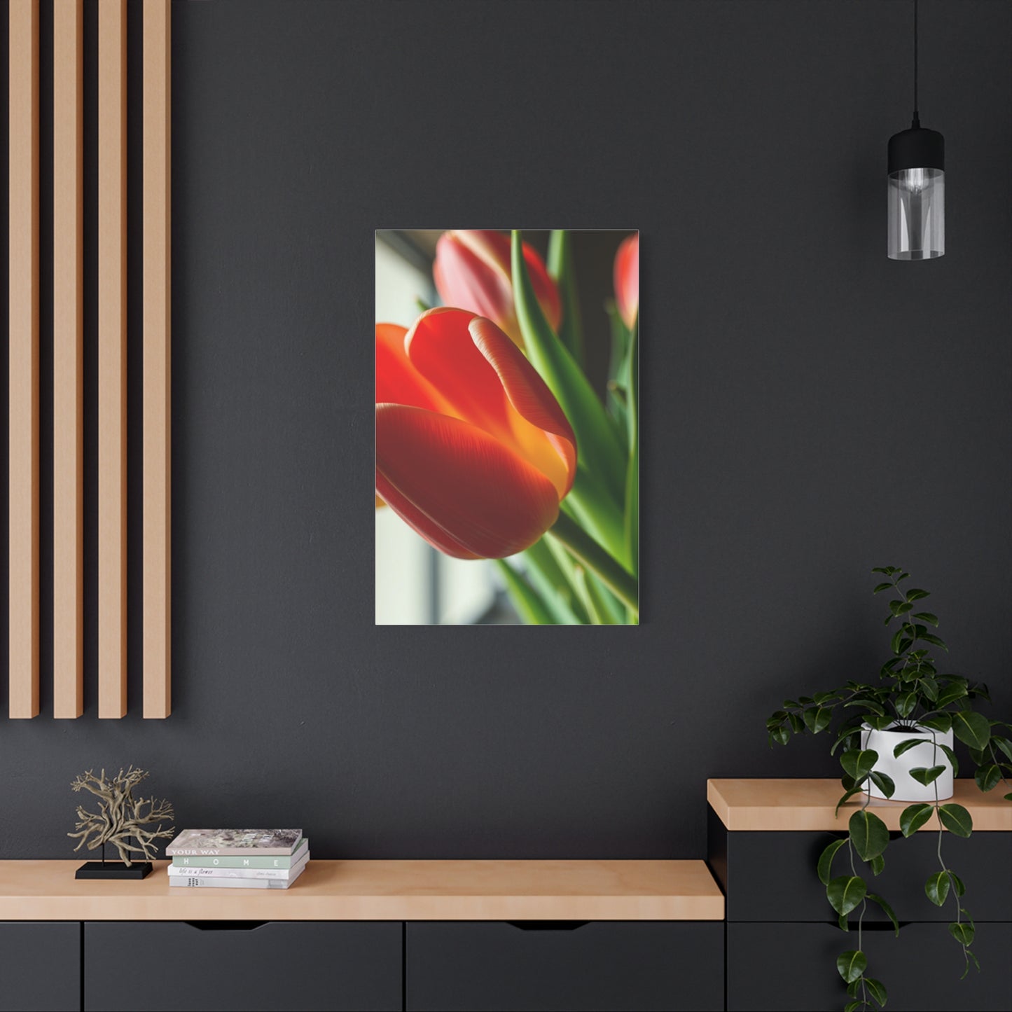 Supreme Tulip Flower Art Beautiful Collection Wall Art & Canvas Print