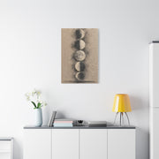 Lunar Phases Minimal Composition Wall Art & Canvas Print