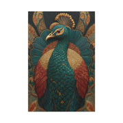 Regal Peacock Ornamental Wall Art & Canvas Print