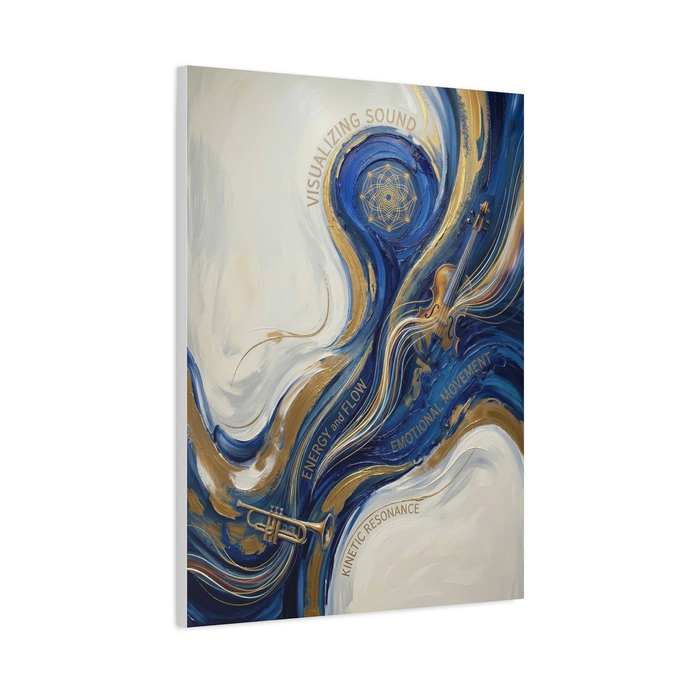 Visualizing Sound Concept Composition Wall Art & Canvas Print