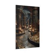 Hidden Treasury Gold Chamber Wall Art & Canvas Print