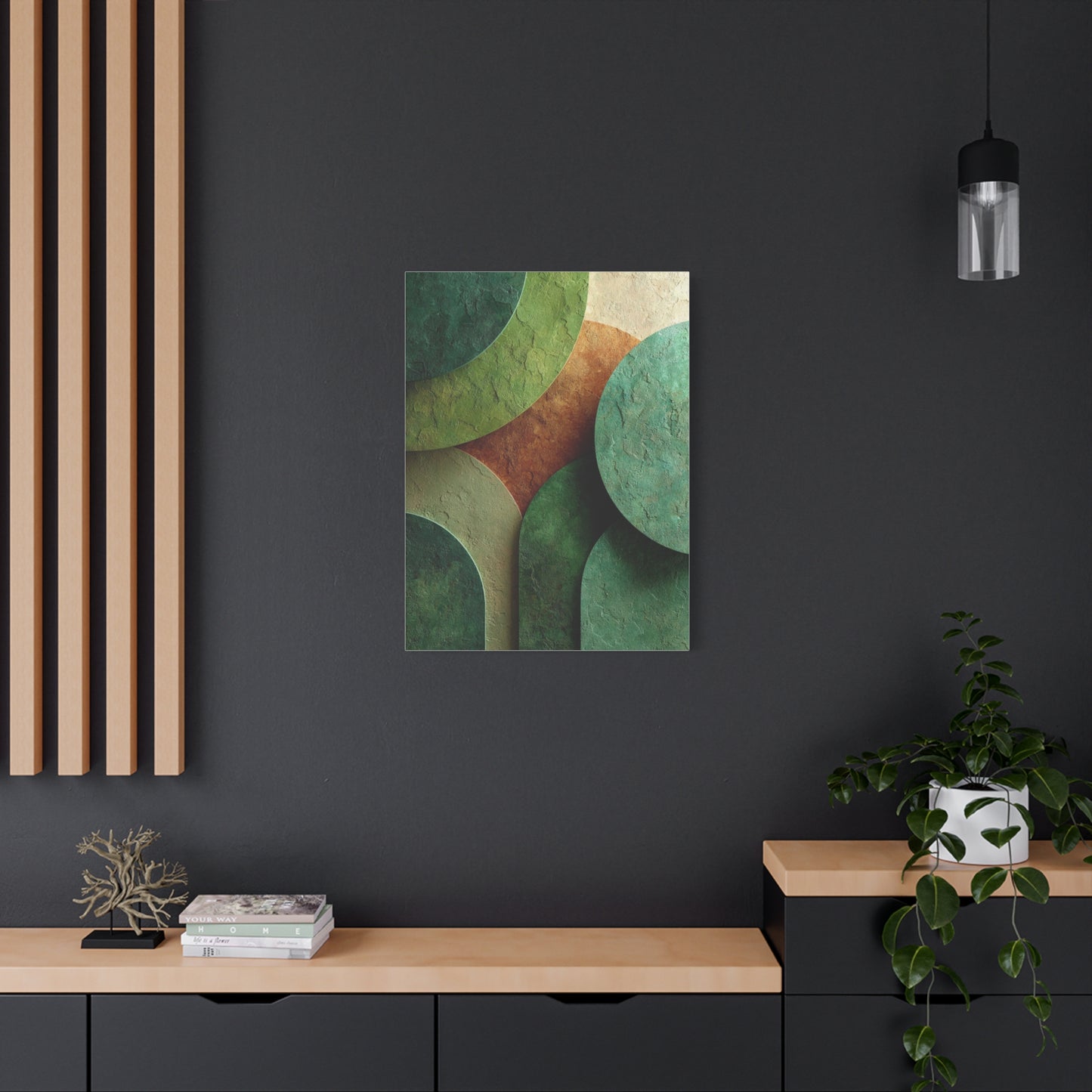 Sage Limewash Organic Green Abstract Wall Art & Canvas Print