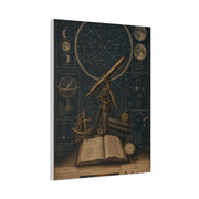 Antique Telescope & Celestial Study Wall Art & Canvas Print
