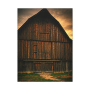 Weathered Barn Under Dramatic Sky Wall Art & Canvas Prints