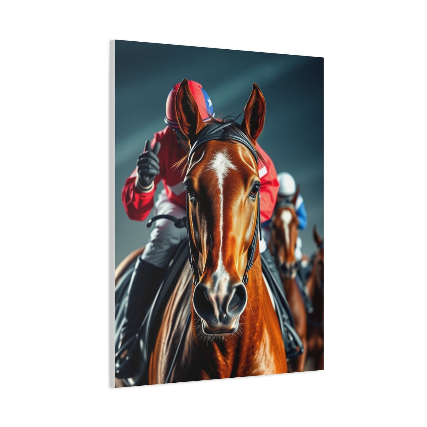 Horse Racing Art Refined Canvas Wall Art & Canvas Print