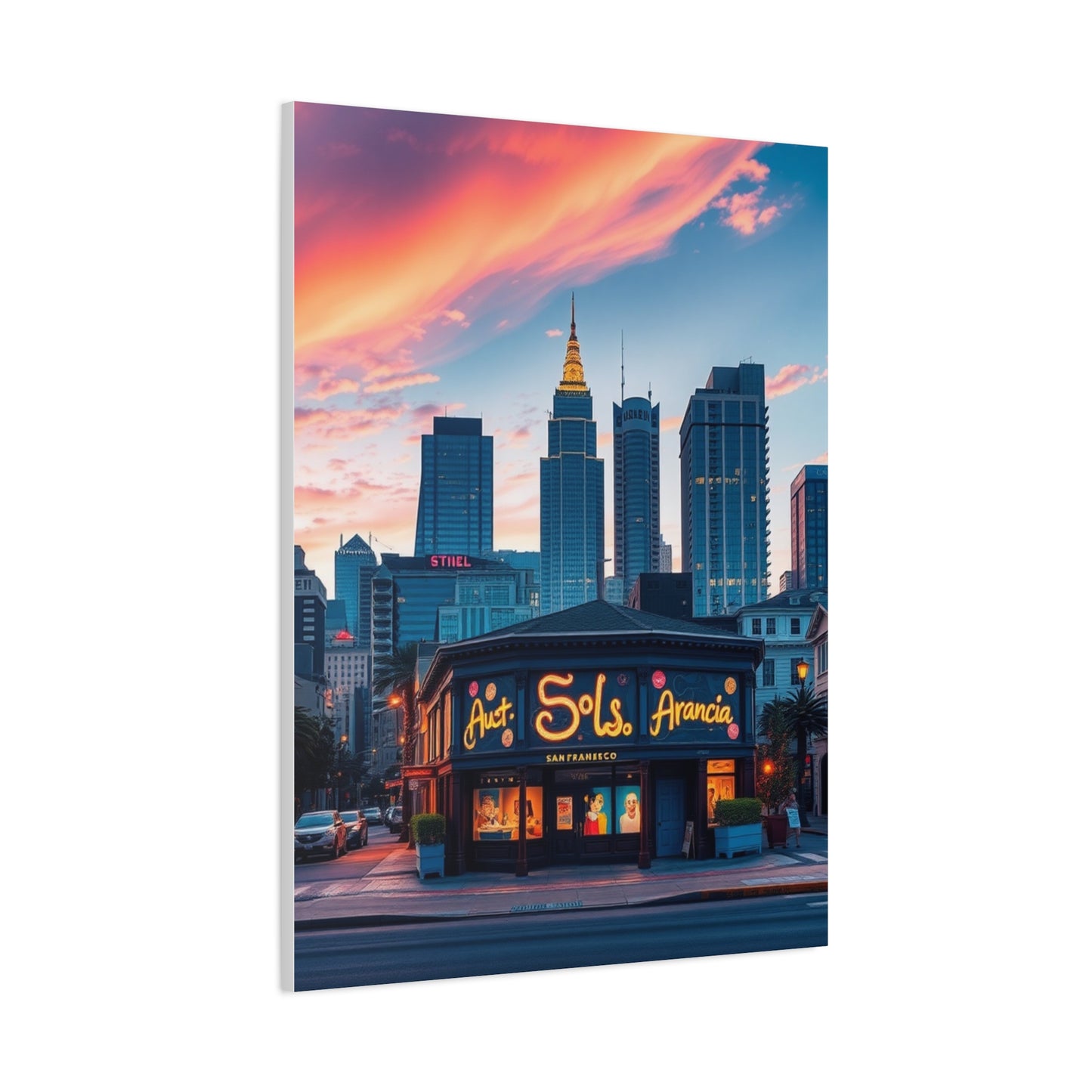 San Francisco Art Canvas Art 5 Wall Art & Canvas Print