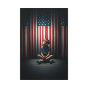 Quiet Sacrifice Beneath the Stars and Stripes Wall Art & Canvas Prints