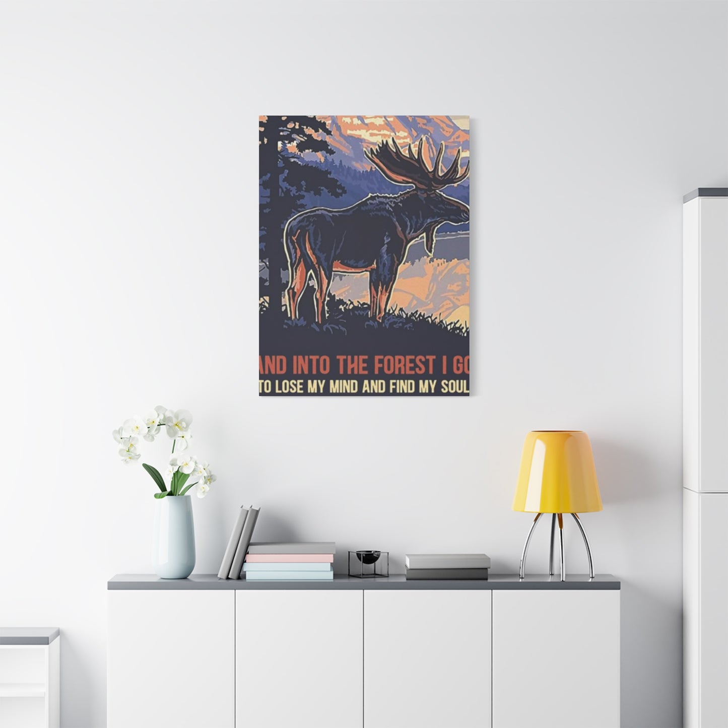 Reindeer in The National Park Wall Art & Canvas Prints