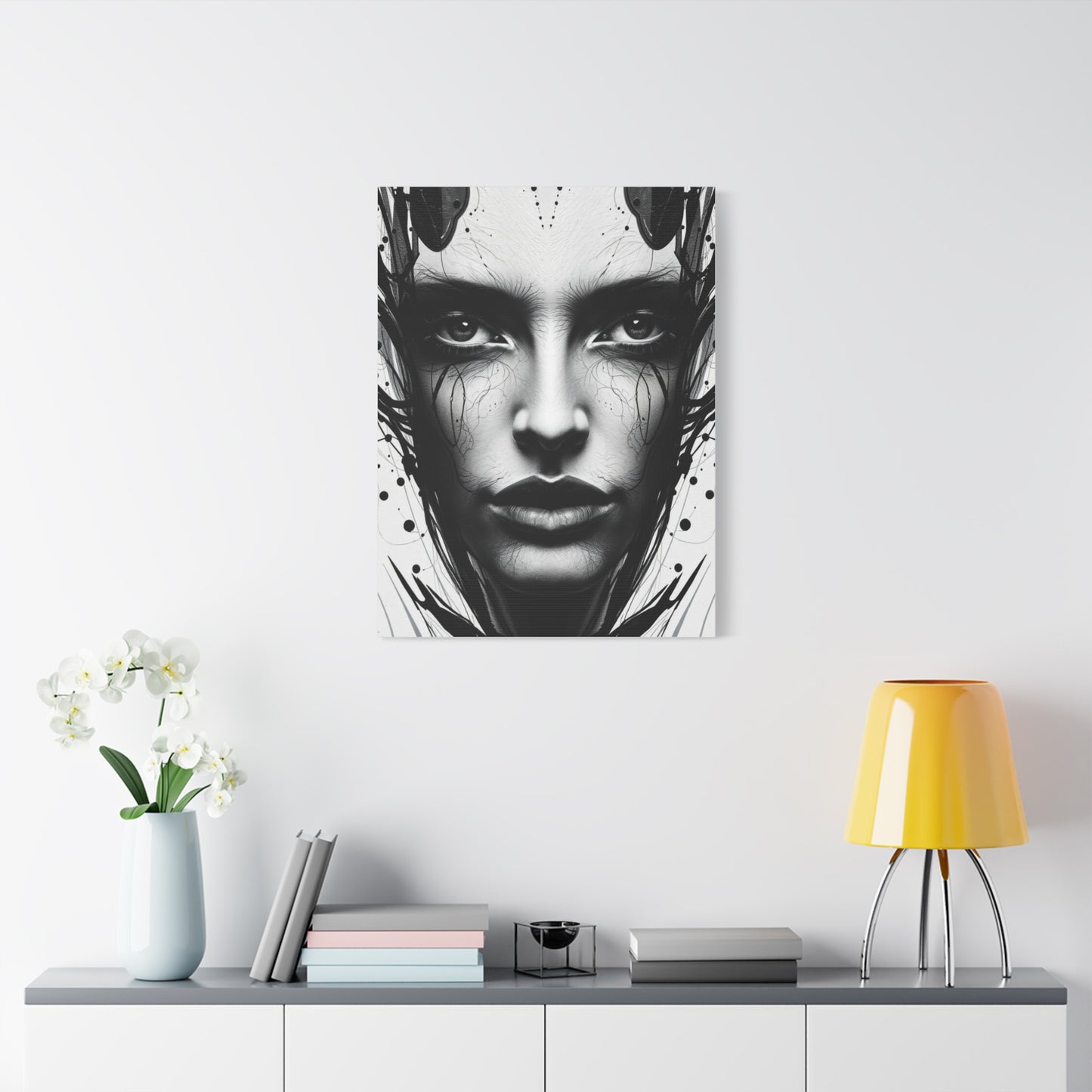 Black and White Abstract Art Supreme Gallery Wall Art & Canvas Print