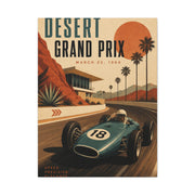 Desert Grand Prix Motorsport Sports Wall Art & Canvas Print