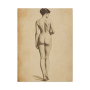 Classical Back Study Figure Wall Art & Canvas Print
