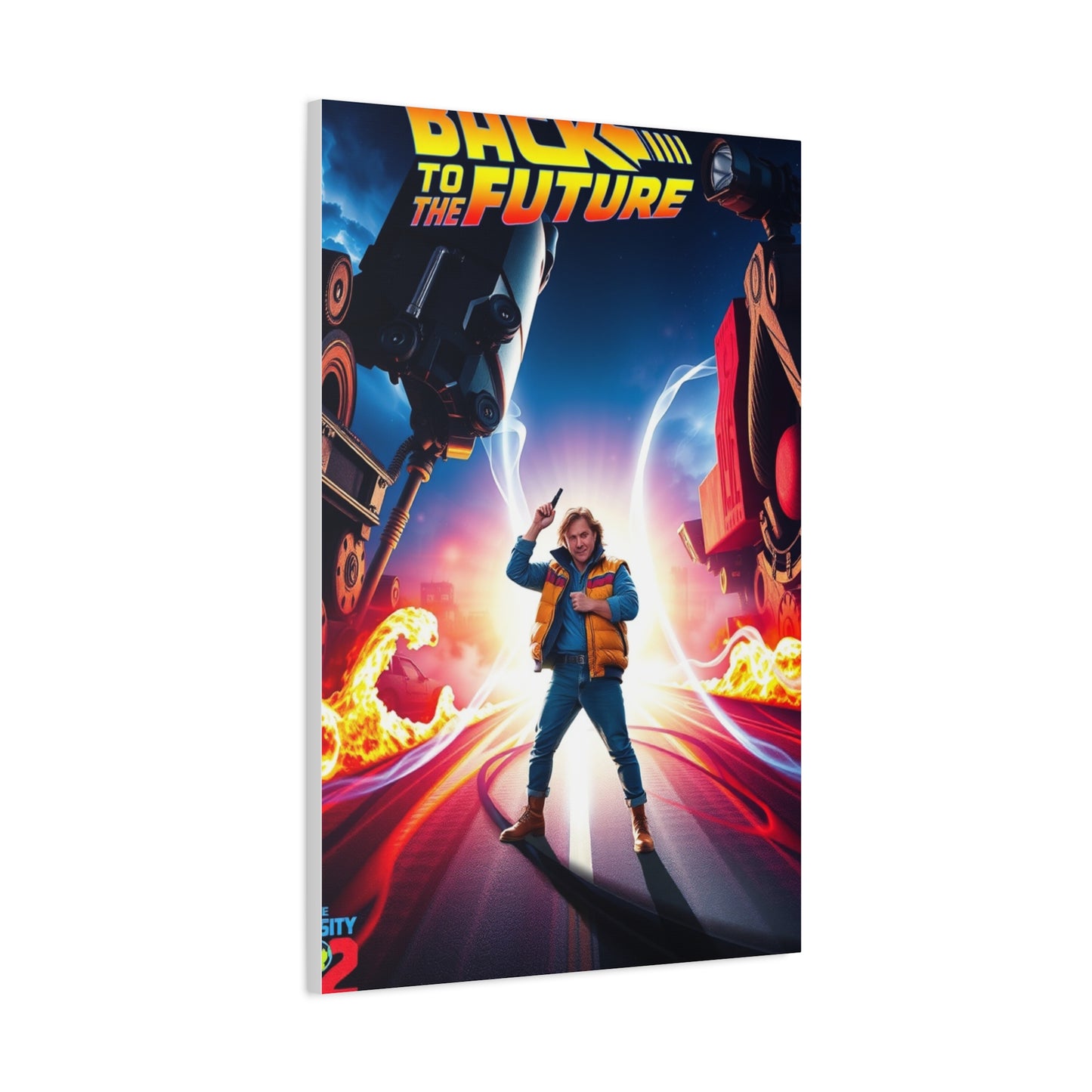 Back to the Future Art Luxury Canvas Wall Art & Canvas Print