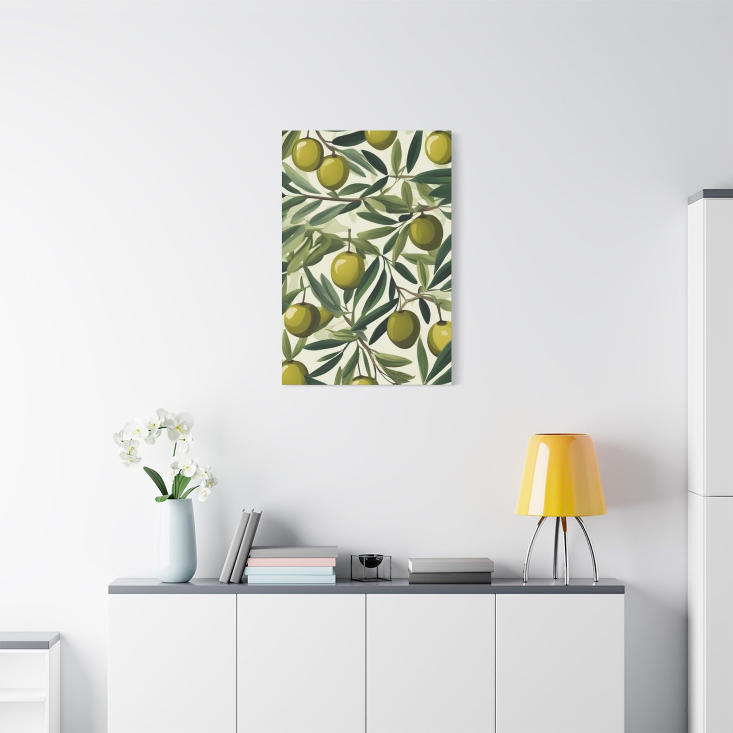 Olive Green Fruits Wall Art & Canvas Prints
