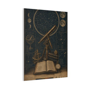 Antique Telescope & Celestial Study Wall Art & Canvas Print