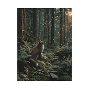 Enchanted Forest Fox Wall Art & Canvas Print
